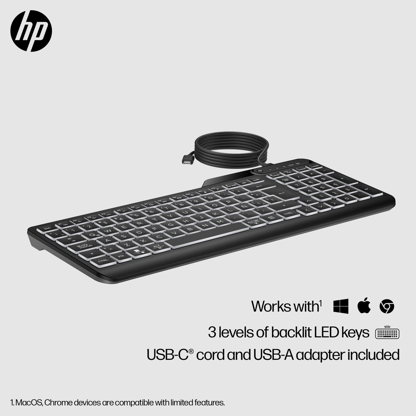 HP 400 Wired Keyboard