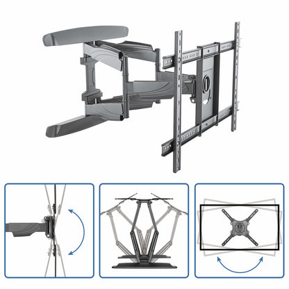 StarTech.com TV Wall Mount supports up to 70 inch VESA Displays - Low Profile Full
