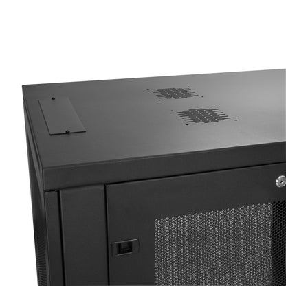 StarTech.com 18U Enterprise-Grade Server Rack Cabinet Kit, 19in Enclosed 4-Post Rack