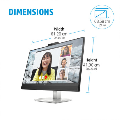 HP E-Series E27m G4 27" QHD IPS Monitor
