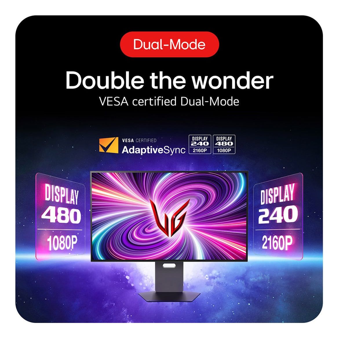 LG 32GS95UV-B 32" 4K UHD OLED 240Hz Monitor