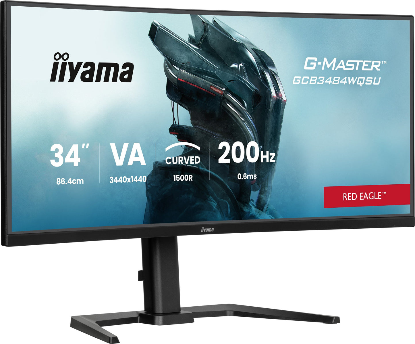 iiyama G-MASTER GCB3484WQSU-B2 34" UWQHD VA 200Hz Curved Monitor