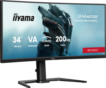 iiyama G-MASTER GCB3484WQSU-B2 34" UWQHD VA 200Hz Curved Monitor