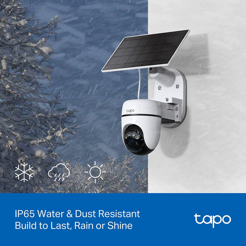 TP-LINK Tapo Solar-Powered Pan/Tilt Security Camera Kit