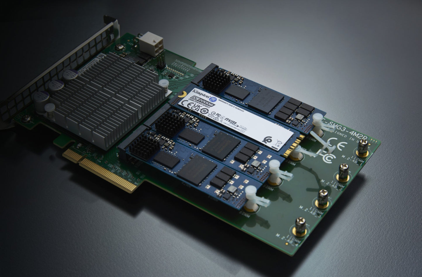 Kingston Technology SEDC2000BM8/480G 480GB M.2 NVMe PCIe Gen4 Enterprise SSD