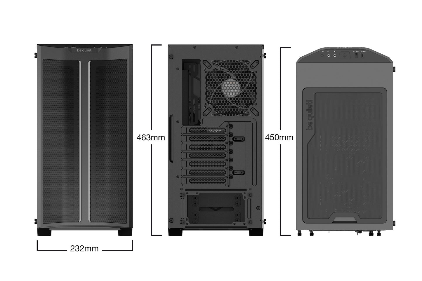 be quiet! Pure Base 500DX Black PC Case