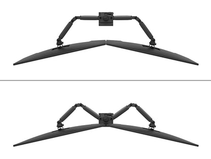Neomounts DS60-600BL2 Monitor arm 10-32" - Quick-fix - 180°-stop