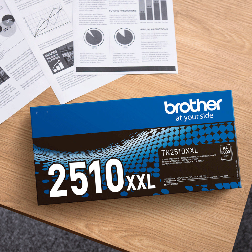 Brother TN-2510XL Toner Cartridge (3K pages)