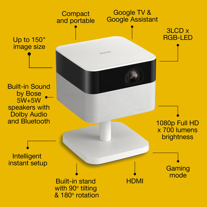 Epson Lifestudio Flex — EF-71 Diamond White Projector