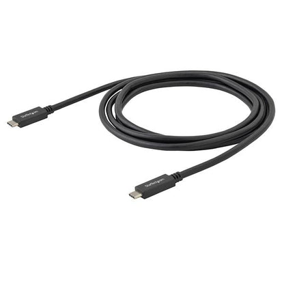 StarTech.com 1.6ft (50cm) USB-C Cable, USB 10Gbps, 60W (3A) Power Delivery, 8K 60Hz