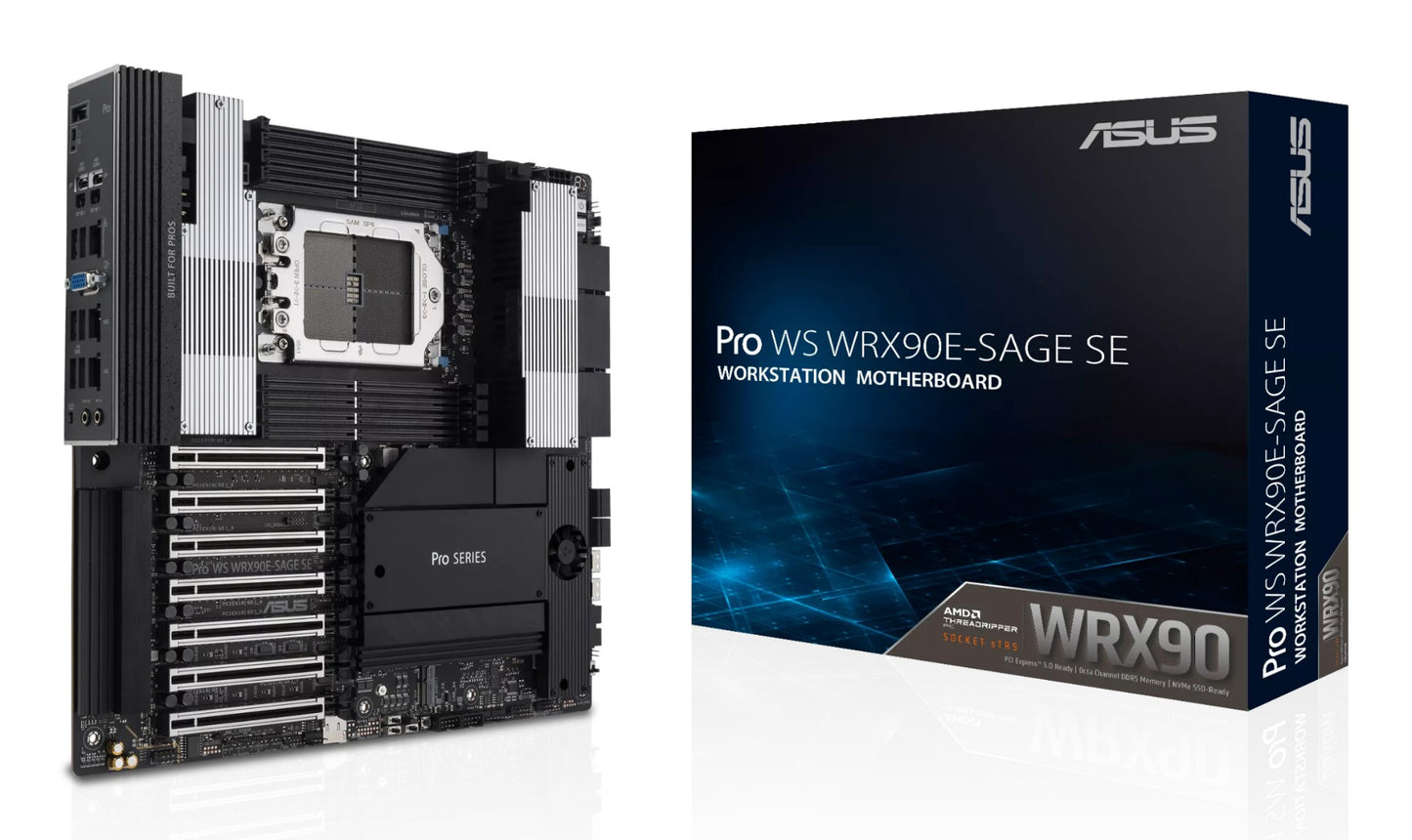 ASUS PRO WS WRX90E-SAGE SE AMD WRX90 Socket sTR5 EEB Motherboard