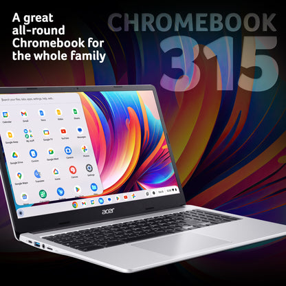 Acer Chromebook 315 CB315-4HT 15.6" Celeron N N4500 8GB 128GB eMMC SSD Laptop