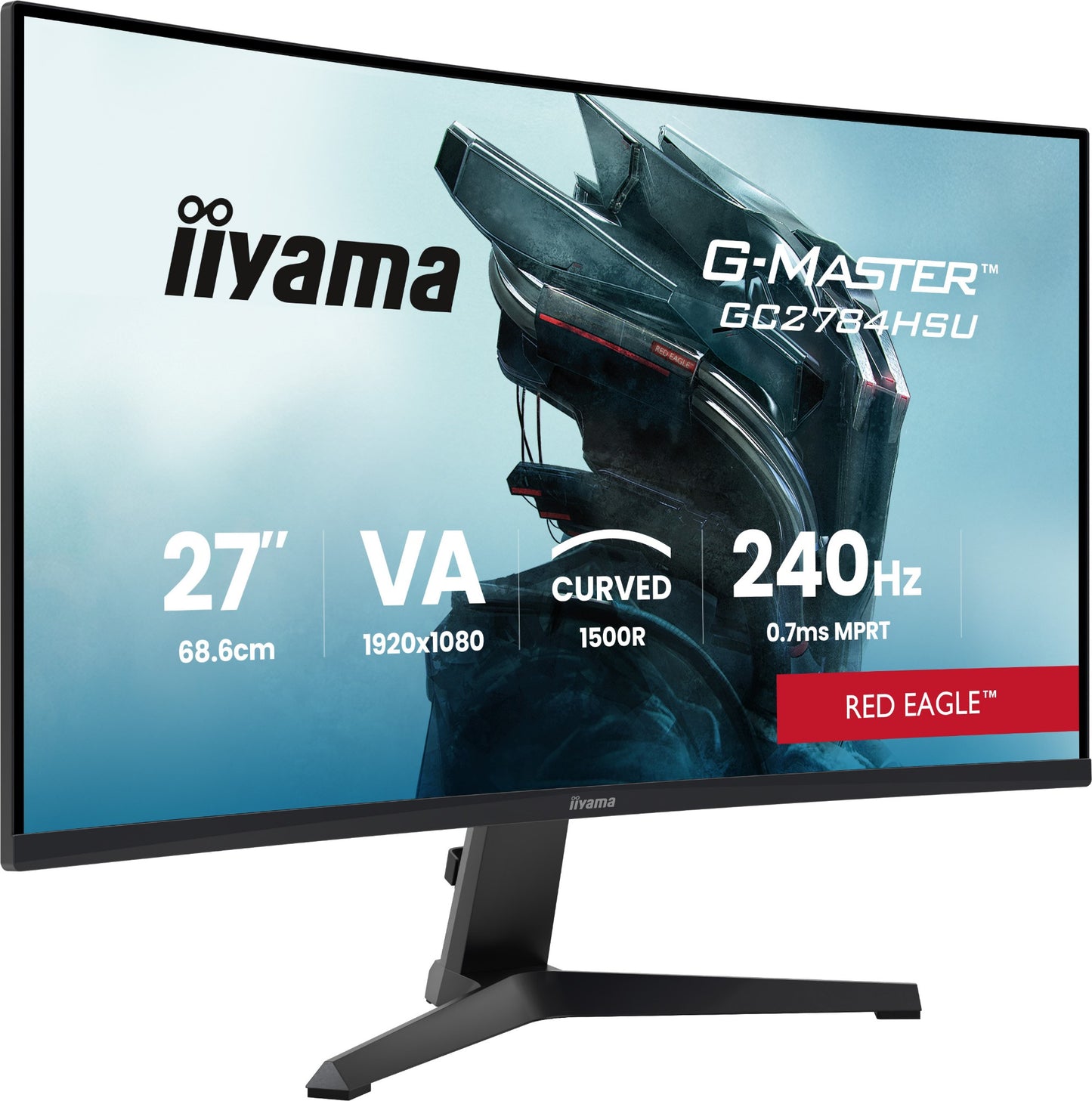 iiyama G-MASTER GC2784HSU-B1 27" Full HD VA 240Hz Curved Monitor