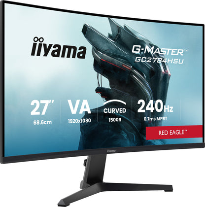 iiyama G-MASTER GC2784HSU-B1 27" Full HD VA 240Hz Curved Monitor
