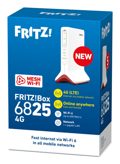 FRITZ! Box FRITZ! 6825 4G WiFi 6 Router