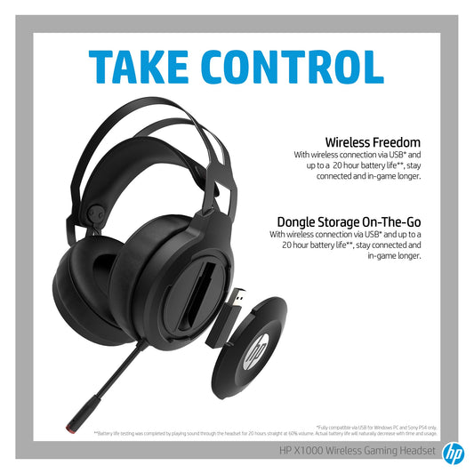 HP Pavilion Gaming X1000 Wireless Gaming Headset