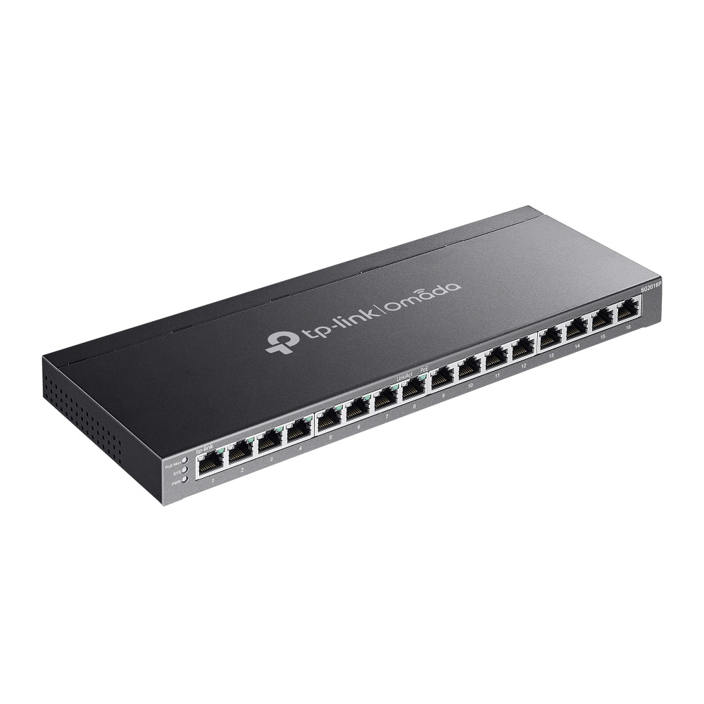 TP-LINK Omada 16-Port Gigabit Smart Switch with 8-Port PoE+