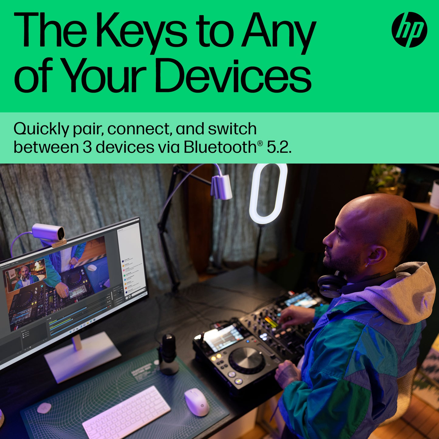 HP 350 Multi-Device Wireless Keyboard