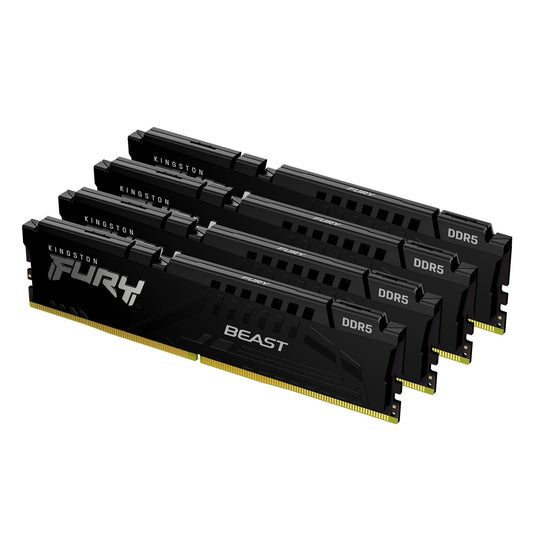 Kingston Technology FURY Beast 128GB DDR5 5600MT/s CL40 Desktop RAM
