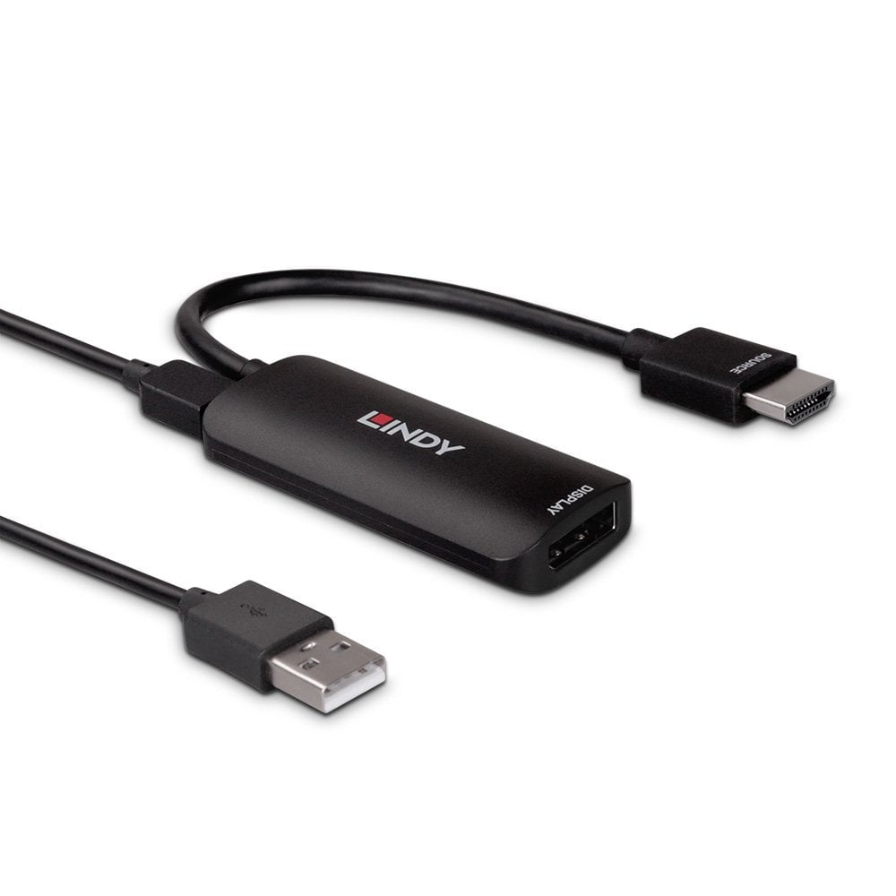 Lindy HDMI 8K60 to DisplayPort 1.4 Converter Cable