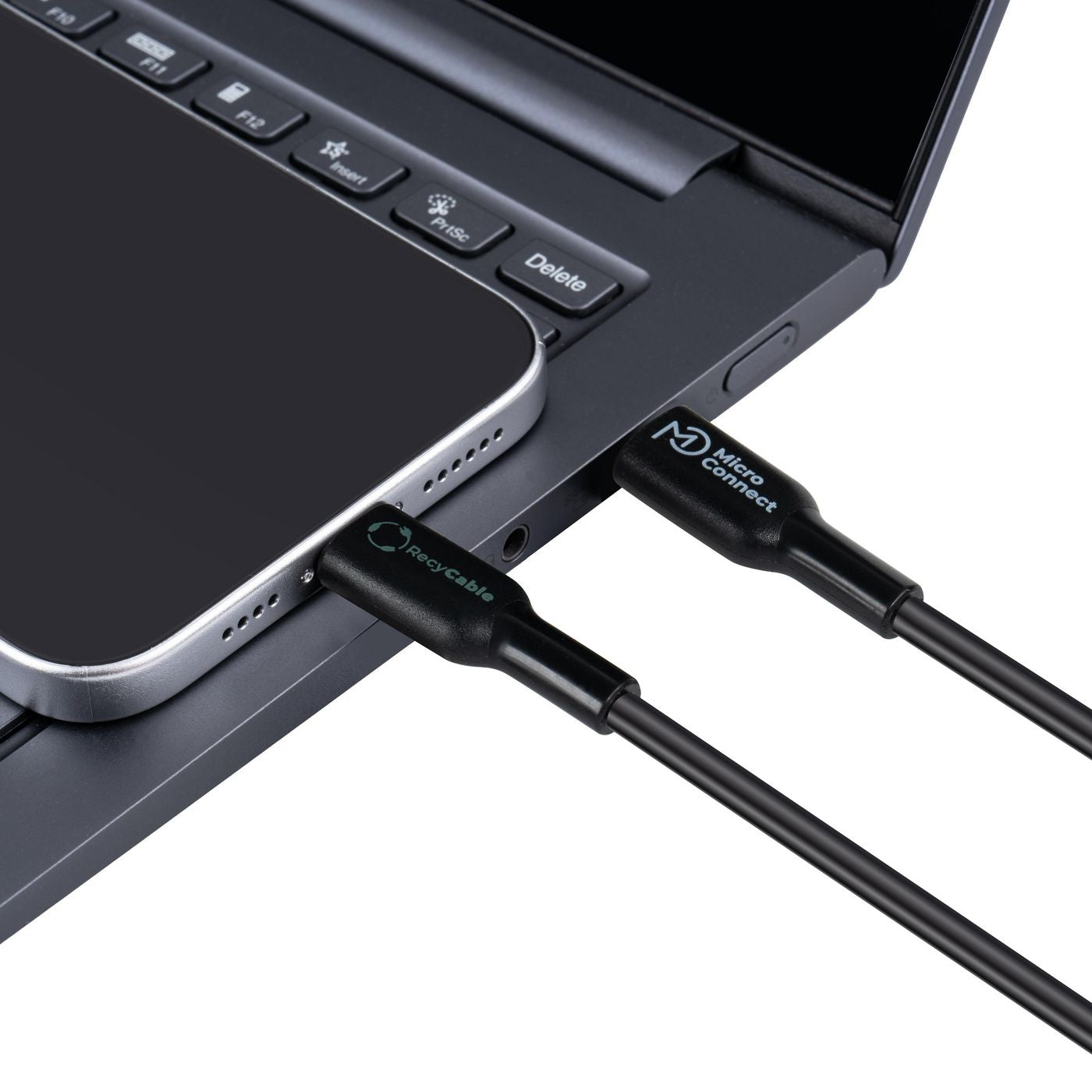 Microconnect ECO-USB3.1CL1 lightning cable 1 m Black