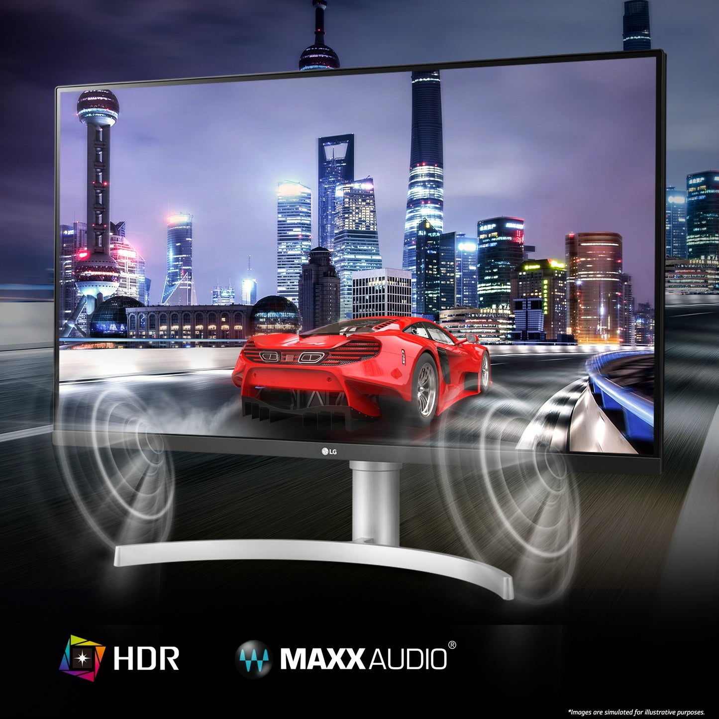 LG 32UN650K-W 32" 4K UHD IPS Monitor