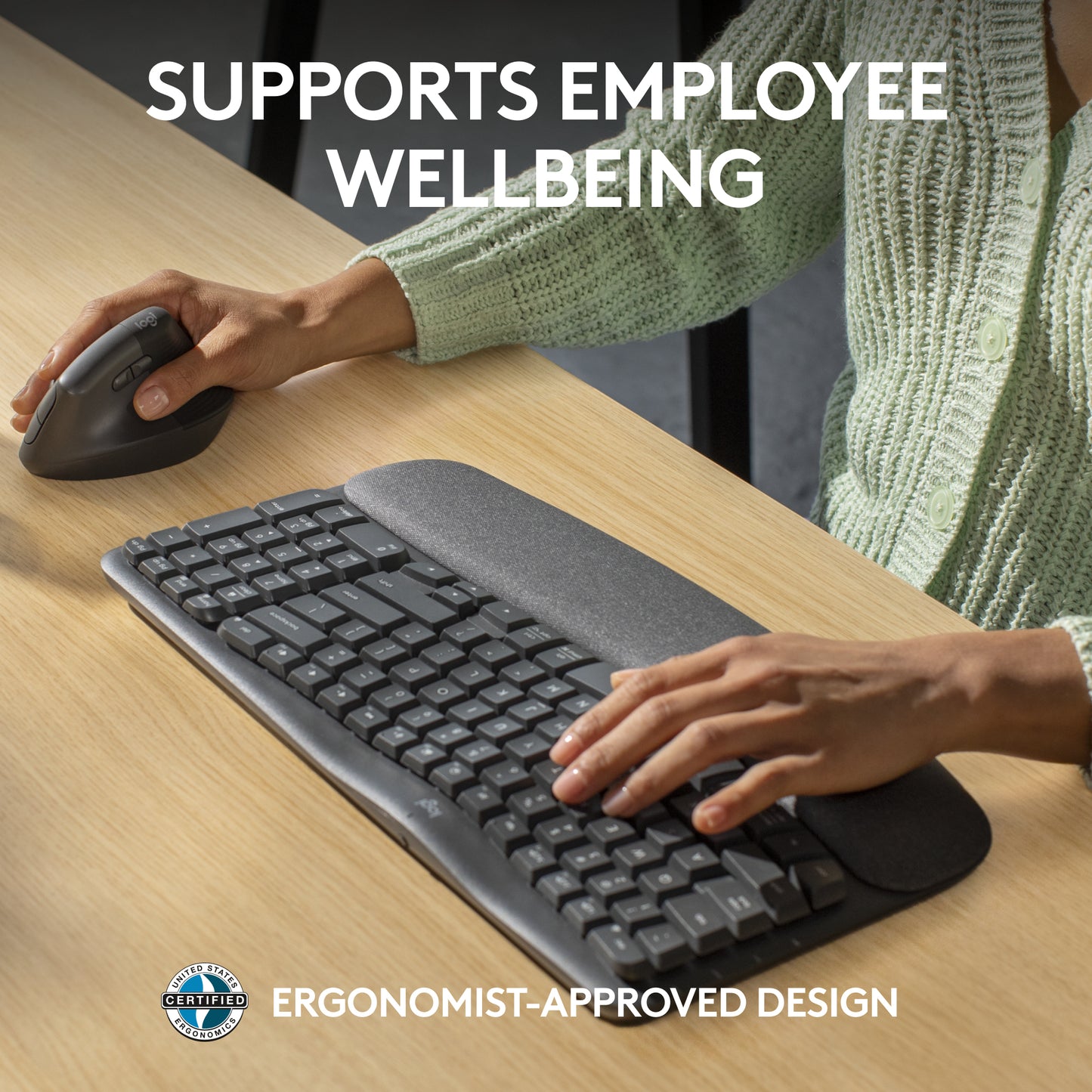 Logitech ERGO Wave Keys Wireless Keyboard