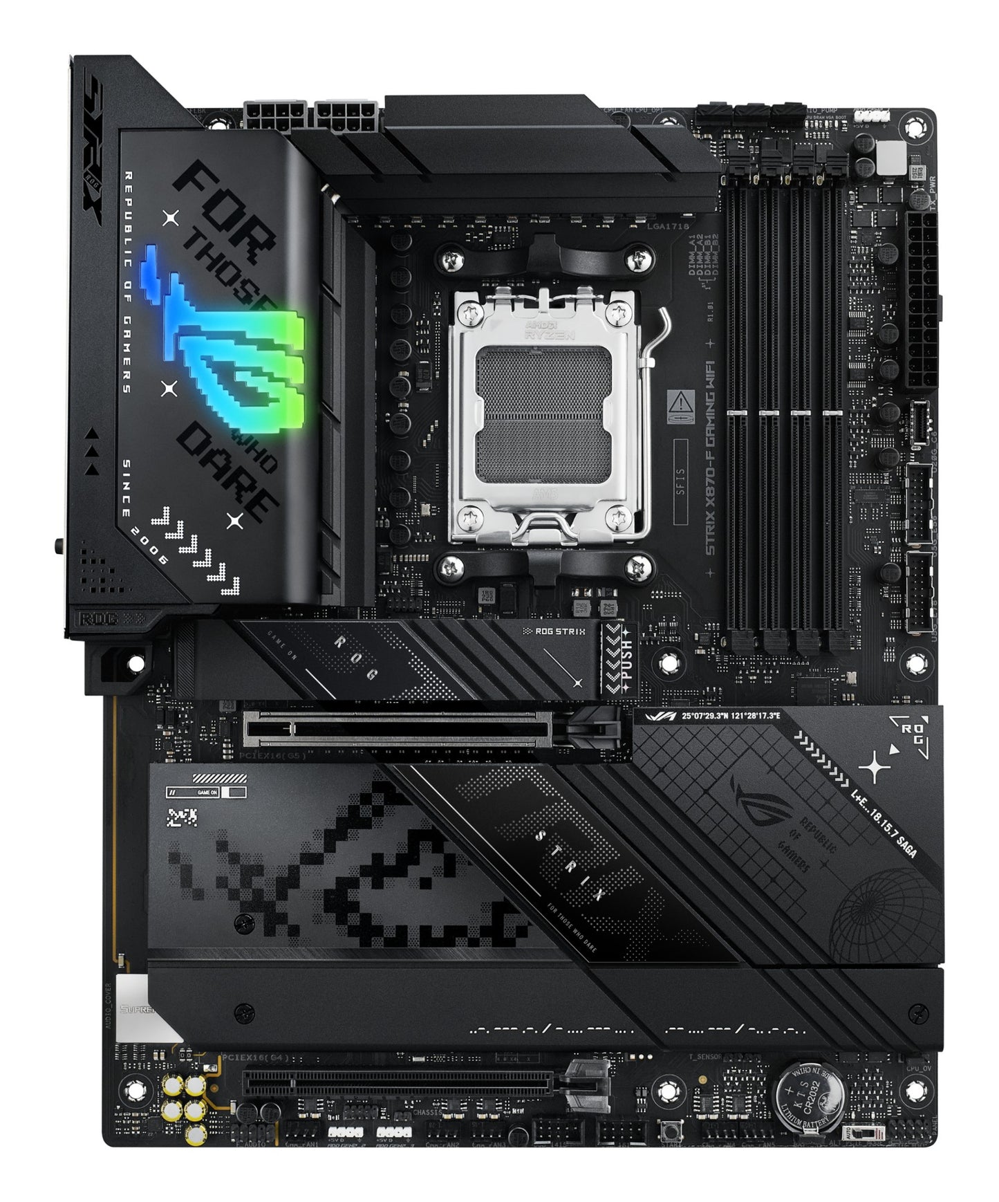 ASUS ROG STRIX X870-F GAMING WIFI AMD X870 Socket AM5 ATX Motherboard