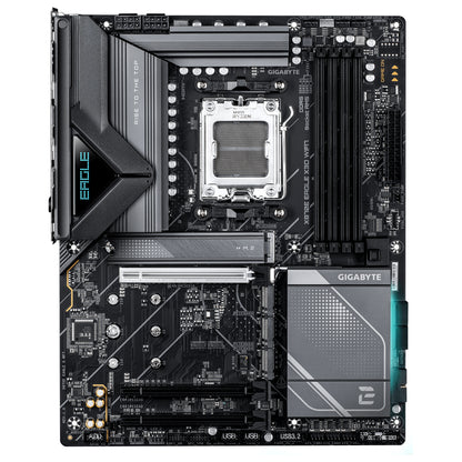Gigabyte X870E EAGLE X3D WIFI7 Motherboard - Supports AMD Ryzen 9000 CPUs, 14+2+2