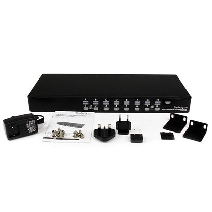 StarTech.com 16 Port 1U Rackmount USB KVM Switch with OSD - TAA
