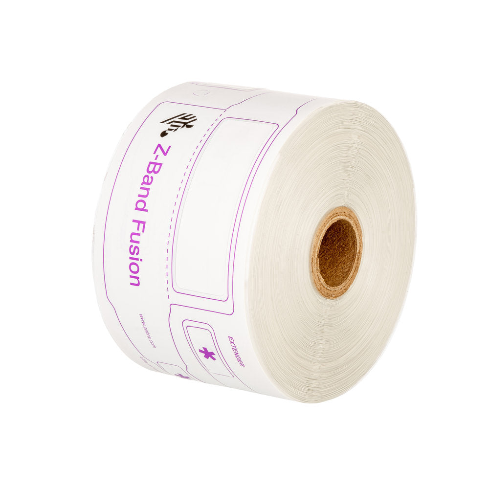 Zebra Z-Band Fusion Wristband and Tags White Labels