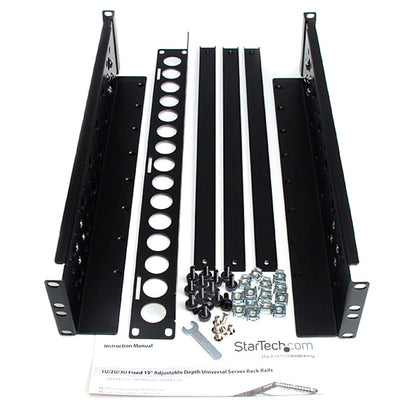 StarTech.com 2U Universal Rack Mount Rails - for 19in Server Rack Enclosure or
