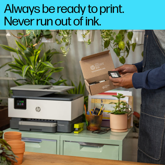 HP OfficeJet Pro 9120e Wireless All-in-One Color Printer, Instant Ink; Two-sided