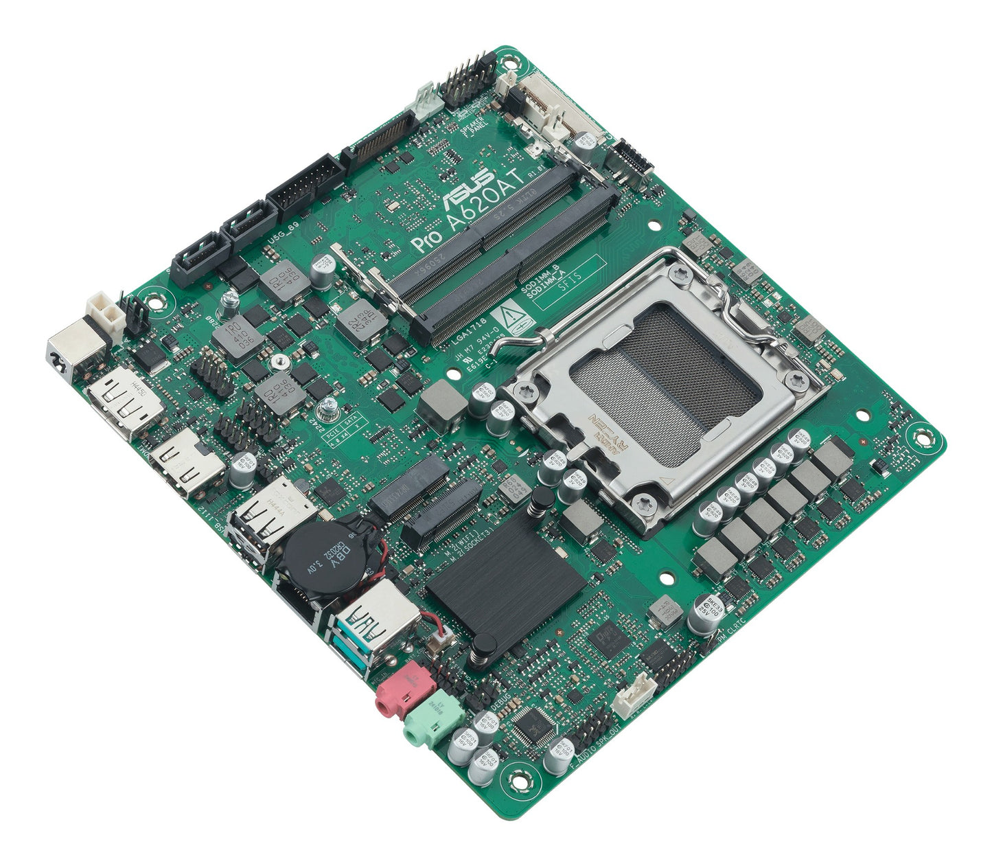 ASUS Pro A620AT-CSM AMD A620A Socket AM5 Thin Mini ITX Motherboard