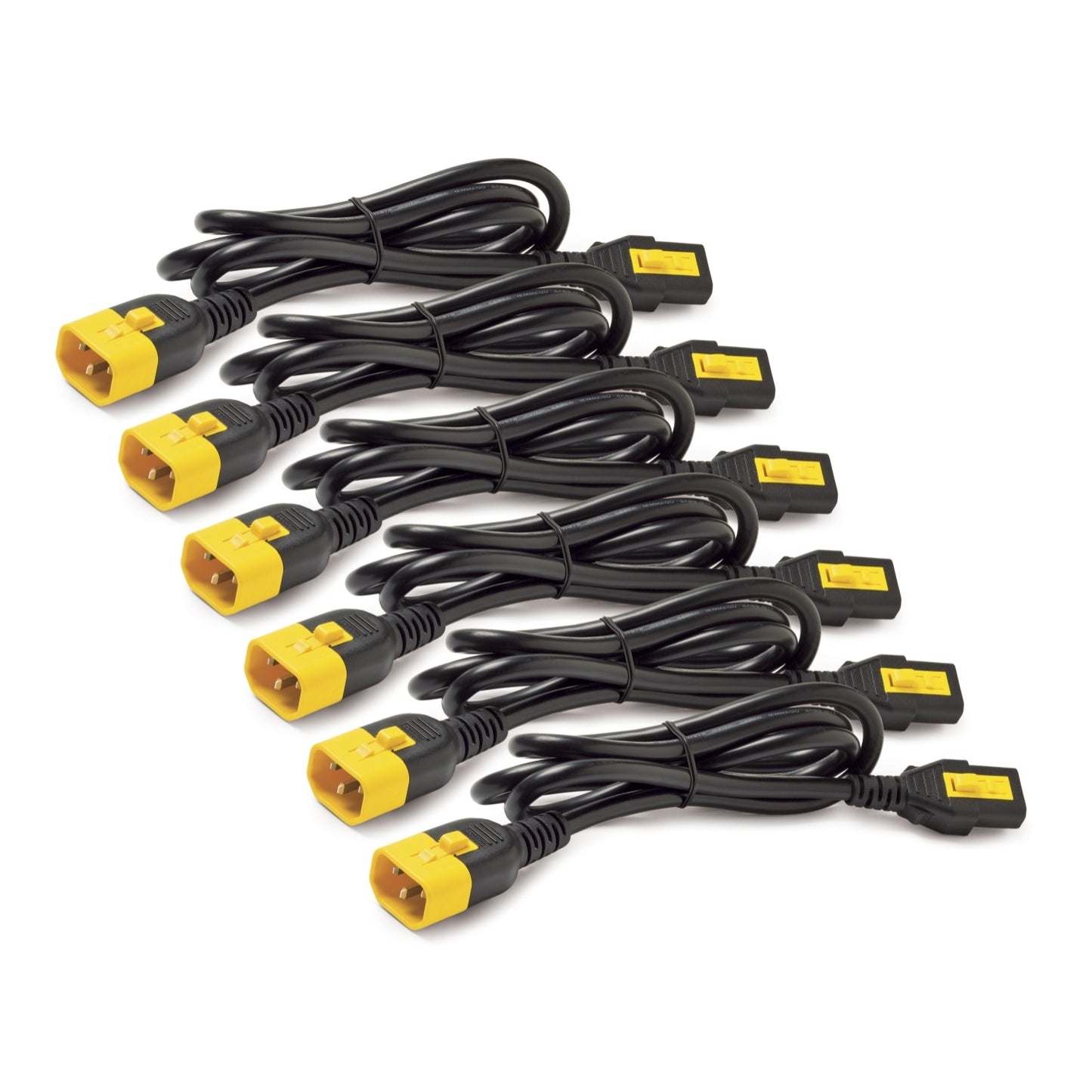 APC Power Cord Kit (6 ea), Locking, C13 to C14, 0.6m Cable