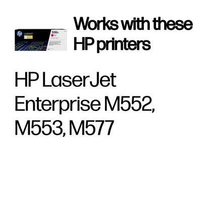 HP CF363A/508A Magenta Toner Cartridge (5K pages, HP CLJ M 552)