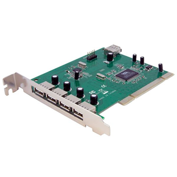 StarTech.com 7 Port PCI USB Card Adapter - TAA Hub