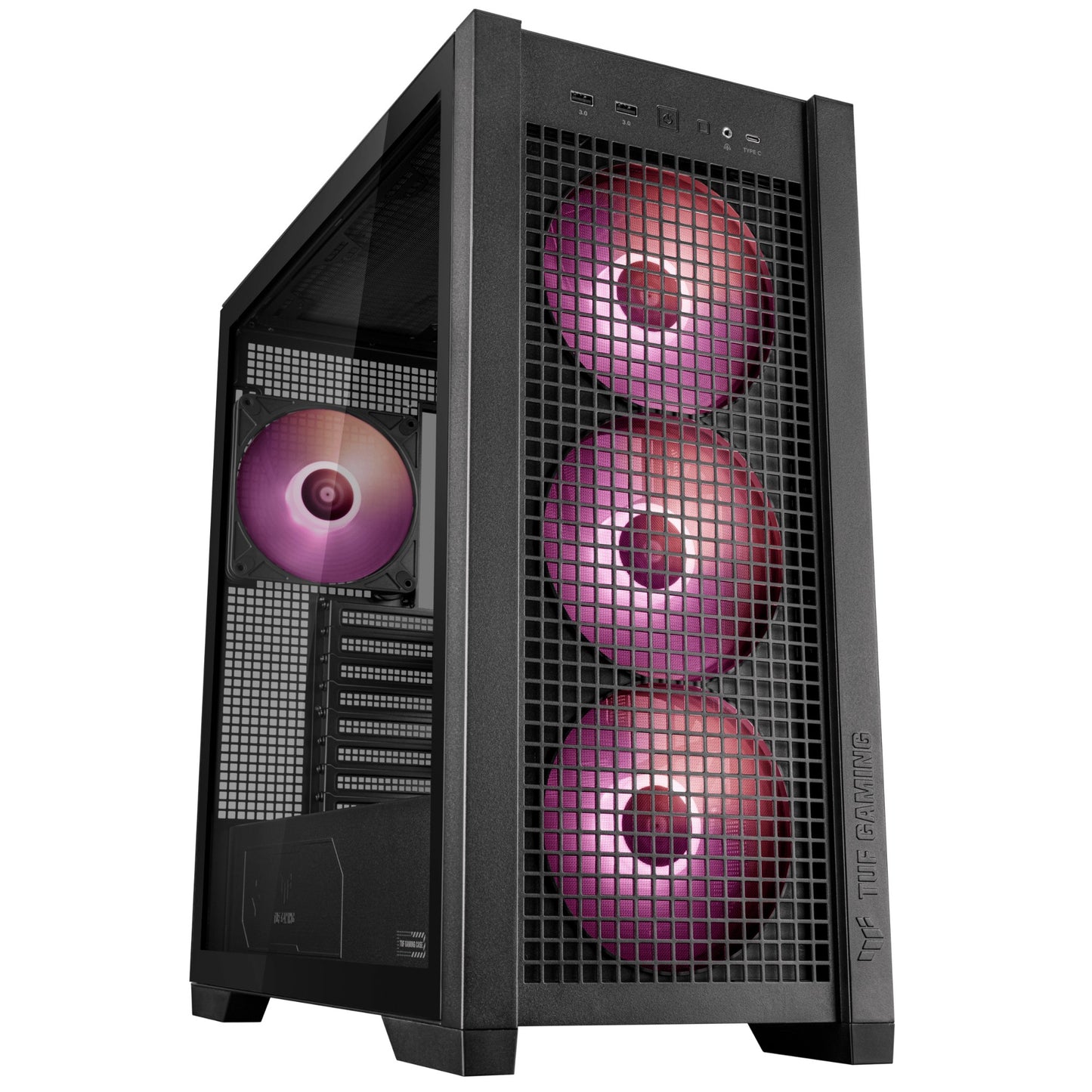 ASUS TUF Gaming GT302 ARGB Midi Tower Black PC Case