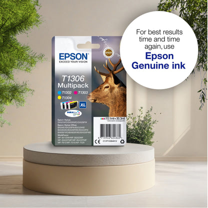 Epson C13T13024012/T1302 Cyan Ink Cartridge (765 pages)
