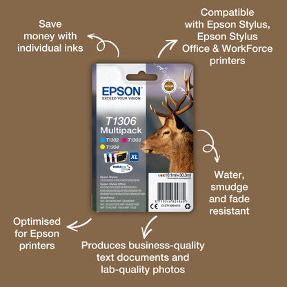Epson C13T13014012/T1301 Black Ink Cartridge (945 pages)