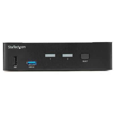StarTech.com 2 Port DisplayPort KVM Switch - 4K 60Hz - Single Display - Dual Port