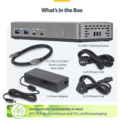 StarTech.com Displays USB-C Docking Station 100W