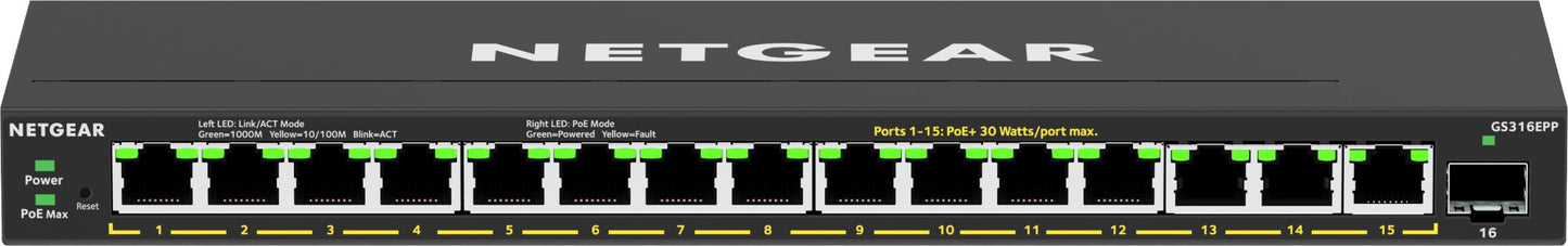 Netgear GS316EPP Switch PoE