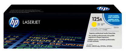 HP CB542A/125A Yellow Toner Cartridge (1.4K pages, HP CLJ CP 1210)