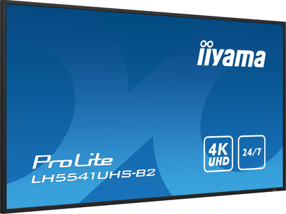 iiyama LH5541UHS-B2 Signage Display Kiosk design 54.6" 4K UHD IPS Monitor