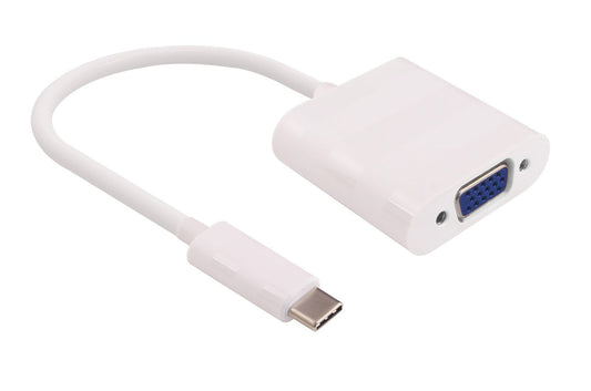Microconnect USB3.1CVGAW USB graphics adapter White Hub