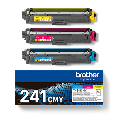 Brother TN-241CMY Toner Cartridge (1.4K pages, Brother HL-3140)