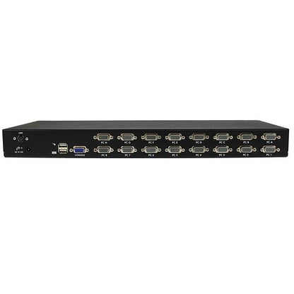 StarTech.com 16 Port 1U Rackmount USB KVM Switch with OSD - TAA
