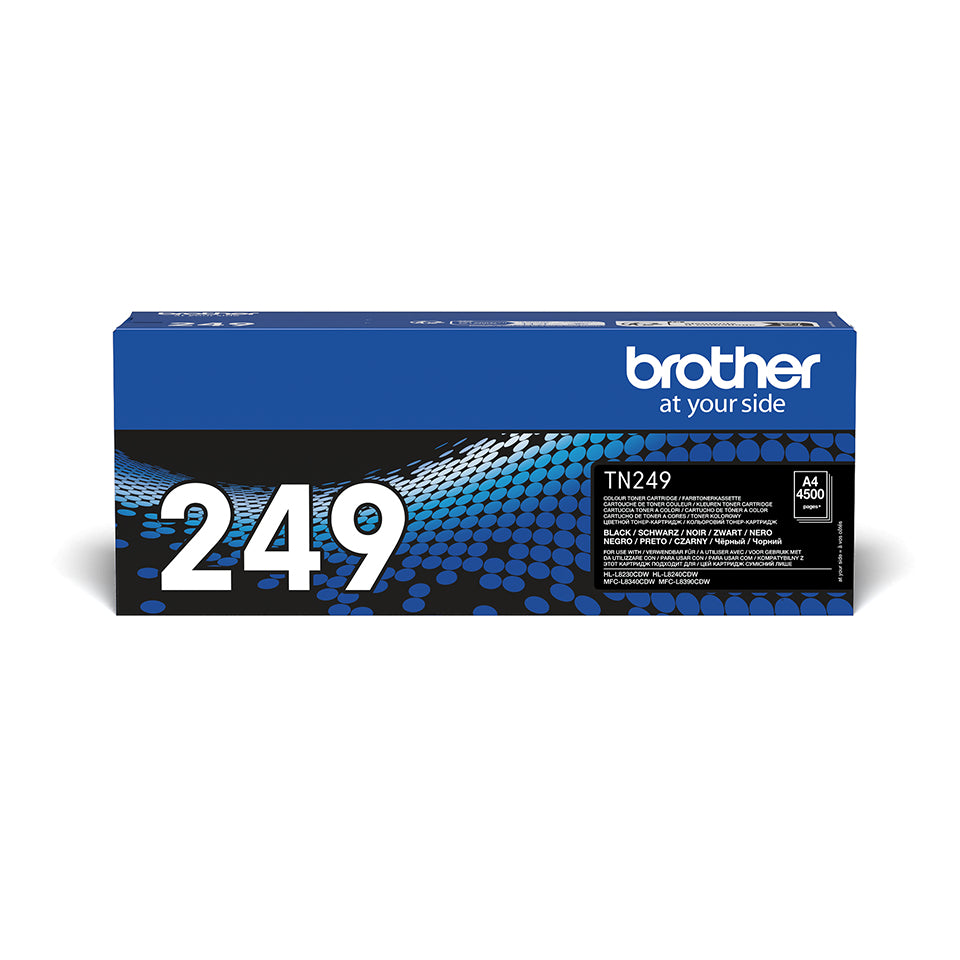Brother TN-249BK Black Toner Cartridge (4.5K pages)