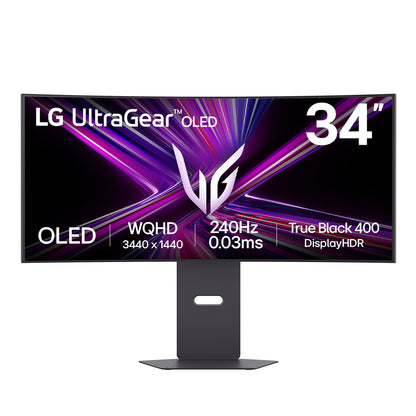 LG 34GX900A-B 34" UWQHD OLED 240Hz Curved Monitor